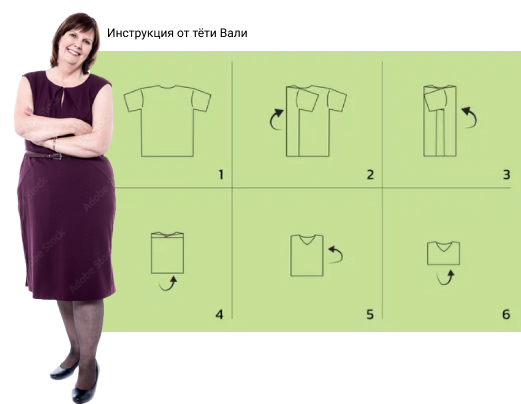 Как хранить футболки в шкафу